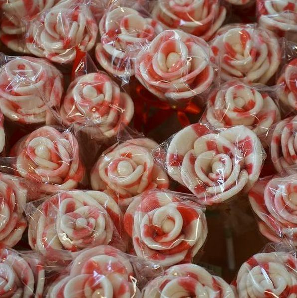 Retrato de la pastelera de postres